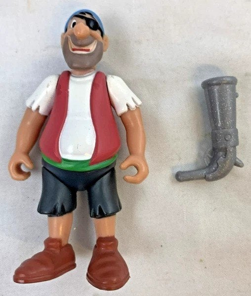 Cache-œil vintage pour figurine de pirate Disney Famosa Pete, Collections, Envoi, Peter Pan ou Pinocchio, Comme neuf, Statue ou Figurine