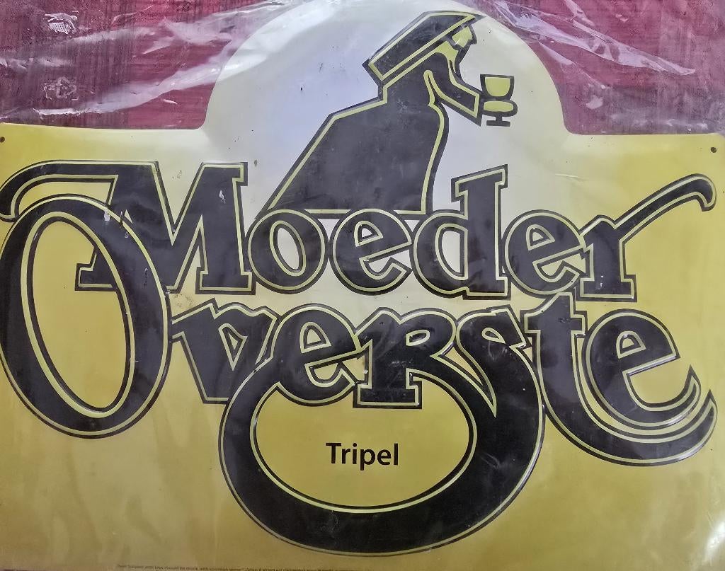 Bord Moeder Overste, Verzamelen, Ophalen of Verzenden, Zo goed als nieuw, Reclamebord, Plaat of Schild