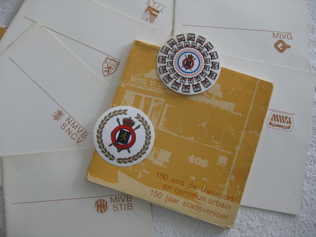 SNCV NMVB STIB MIVB STIC STIL MIVG MWA – 2019 rare collector, Enlèvement ou Envoi, Utilisé