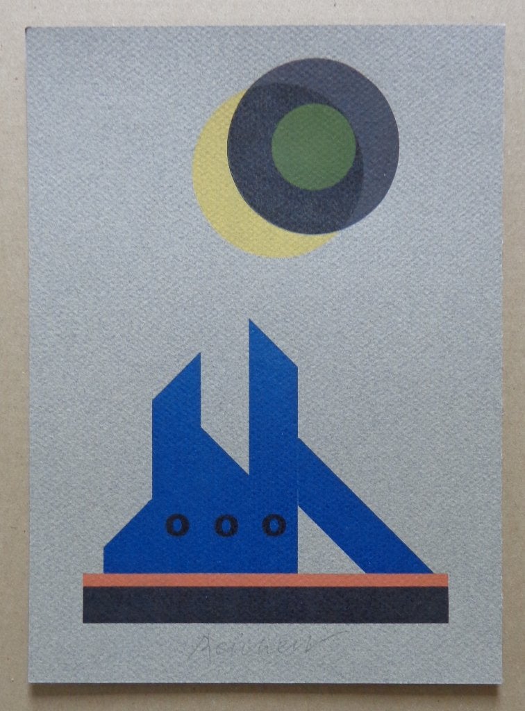 JOSUA REICHERT / XAIPE / KLEURHOUTSNEDE / 24x17cm, Gelimiteerde oplage, Ophalen of Verzenden, Abstract, Houtsnede