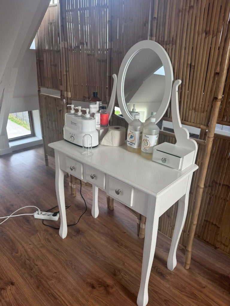 Toilettafel met spiegel, Ophalen, Zo goed als nieuw