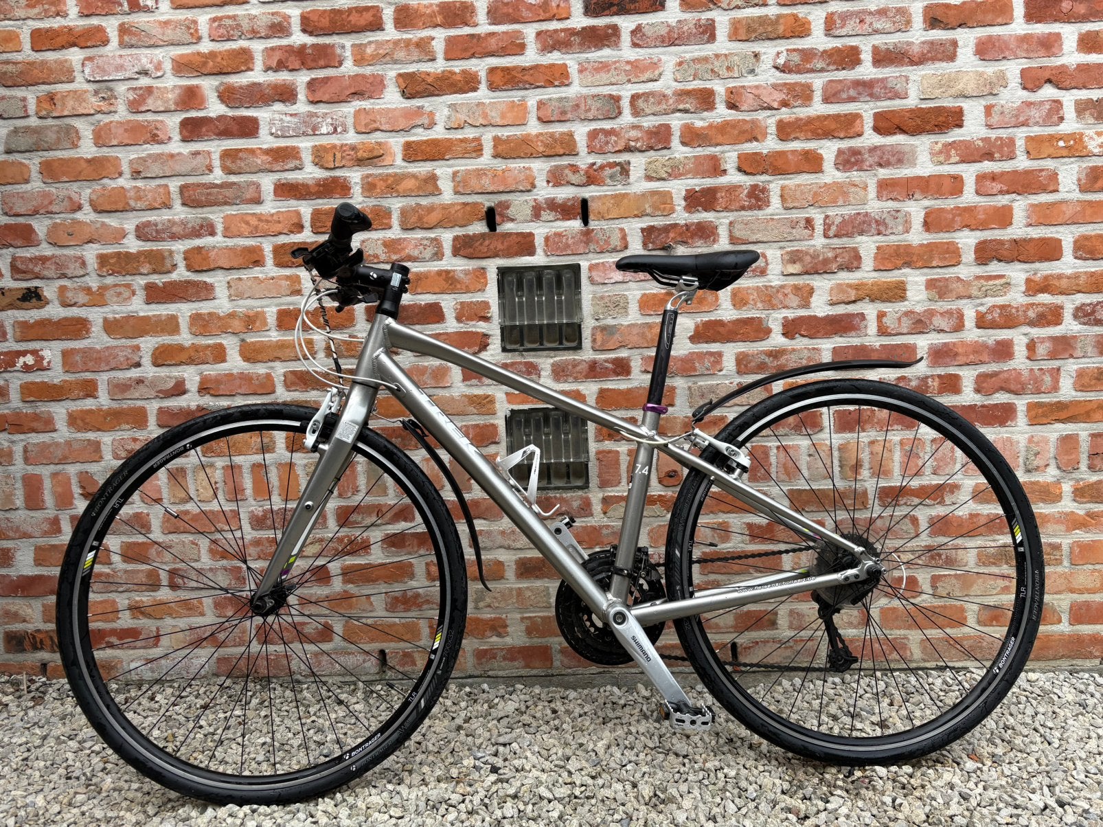 Trek 7.4 dames sportfiets, Vélos & Vélomoteurs, Vélos | Femmes | Vélos de sport & de randonnée, Comme neuf, Autres marques, Plus de 20 vitesses