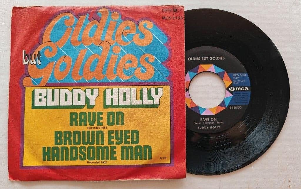 BUDDY HOLLY - Rave on (45t), Enlèvement ou Envoi, Utilisé, 7 inch, Pop