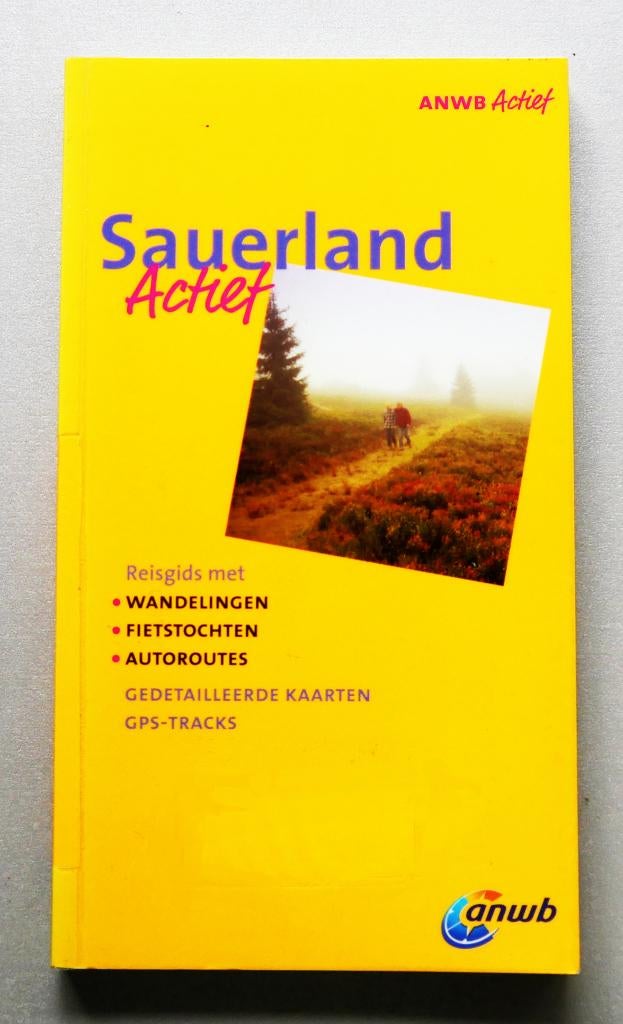 ANWB actief - Sauerland, Livres, Guides touristiques, Enlèvement ou Envoi, Neuf, Vendu en Flandre, pas en Wallonnie