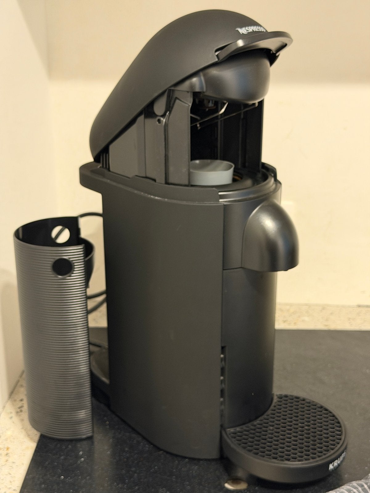 KRUPS Nespresso koffietoestel, Réservoir d'eau amovible, Dosettes et capsules de café, Comme neuf, Enlèvement