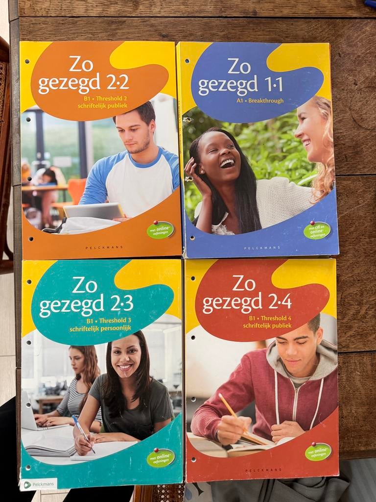 Studieboeken Zo gezegd, Ophalen, Gelezen