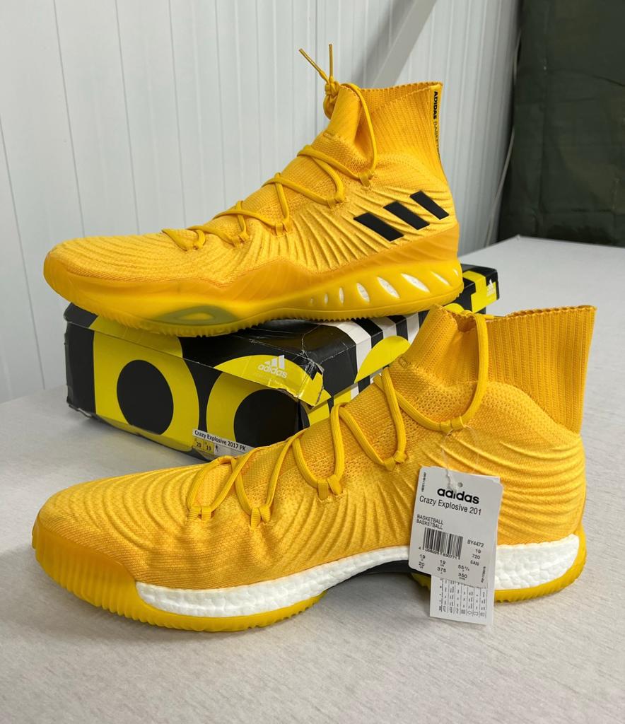 Adidas Crazy Explosive PK Boost XL schoenen MAAT 55 2/3 geel, Ophalen of Verzenden, Nieuw, Schoenen