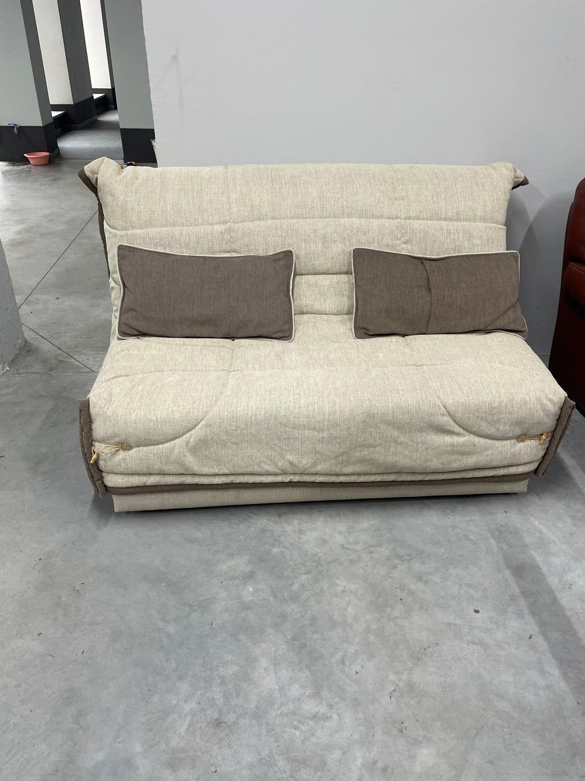 Fauteuil divan lit, Maison & Meubles, Enlèvement, Neuf, Beige, 140 cm