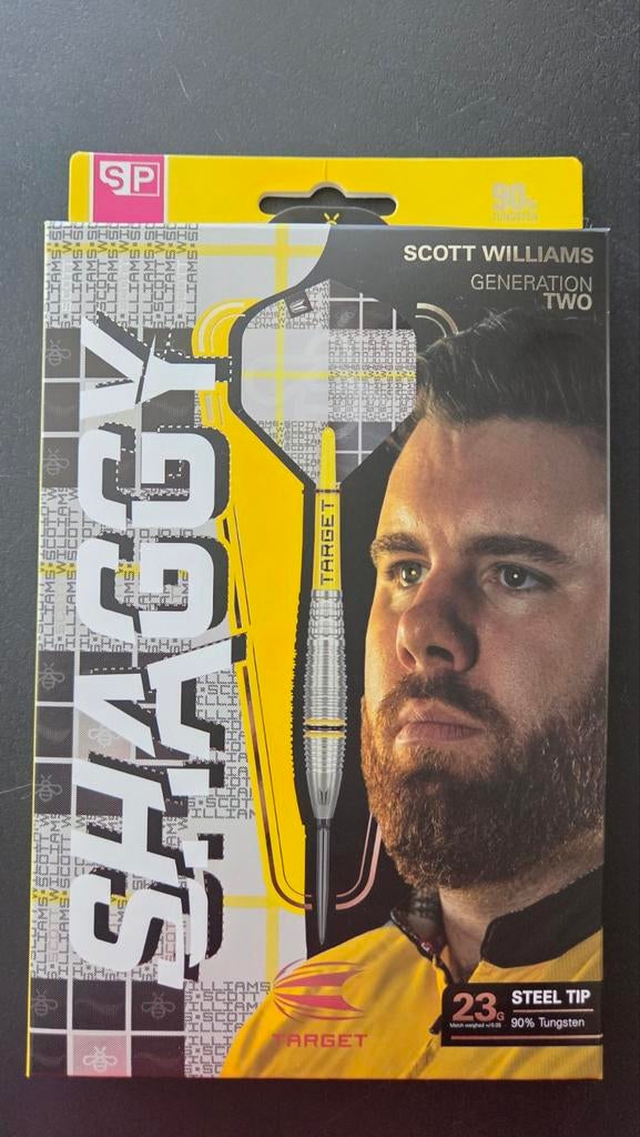 Target Scott Williams Gen2, Sport en Fitness, Darts, Ophalen of Verzenden, Zo goed als nieuw, Pijlen