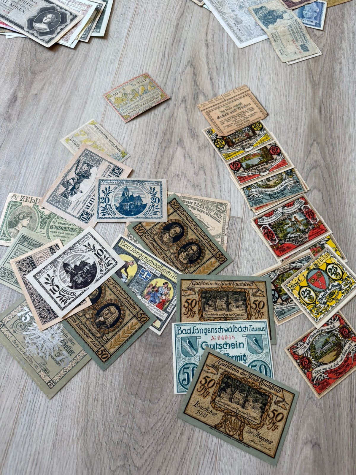 Lotje gemengd Noodgeld, Ophalen of Verzenden