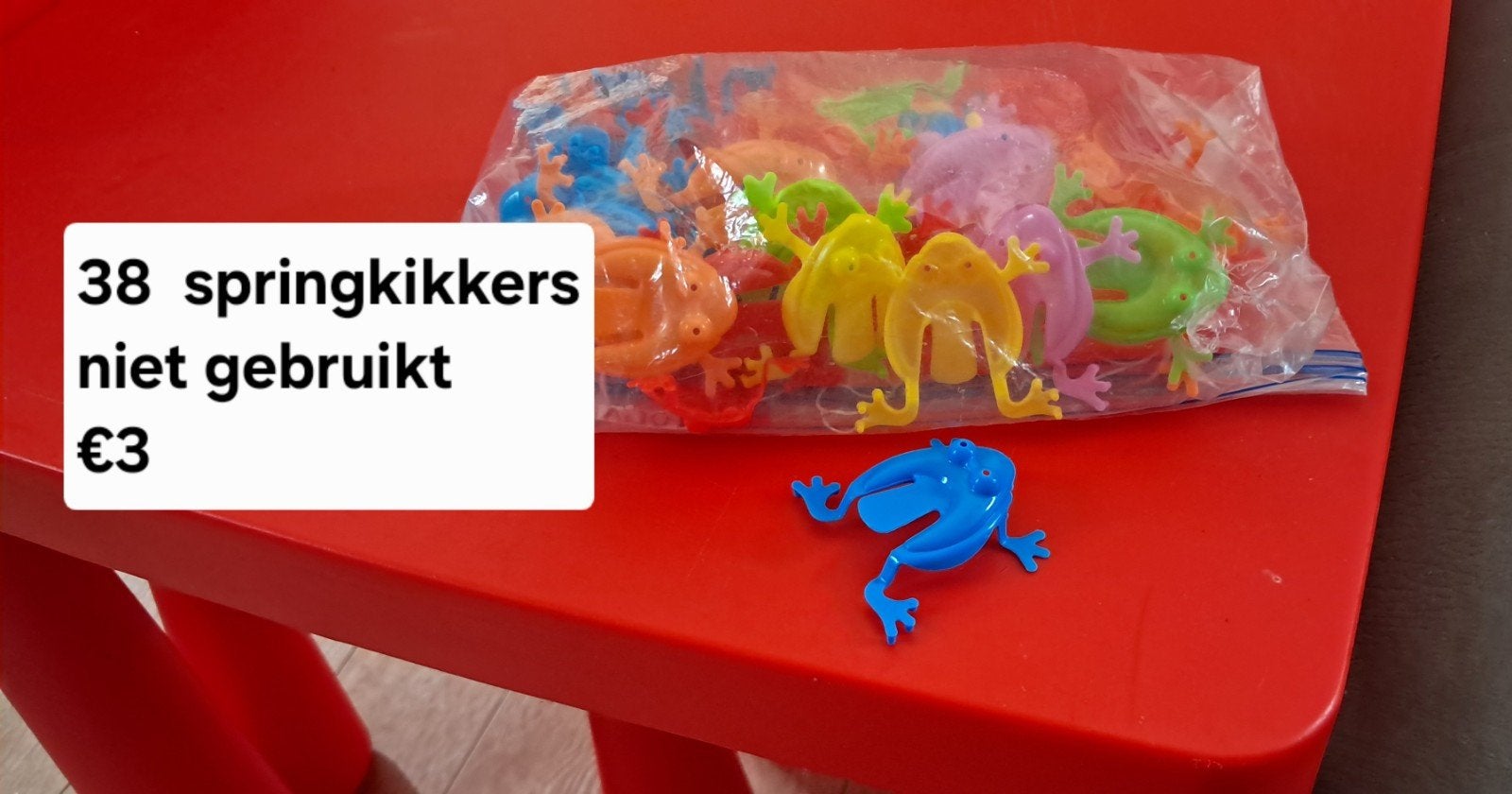 springkikkers, Ophalen of Verzenden