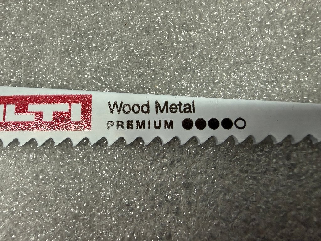 10 Reciprozagen Hout/Metaal hilti, Ophalen, 70 mm of meer, Nieuw, Hilti
