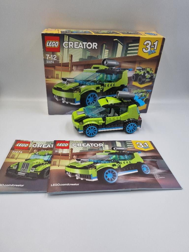 Lego Creator 31074 Rocket Rally Car, Ophalen of Verzenden, Zo goed als nieuw, Complete set, Lego