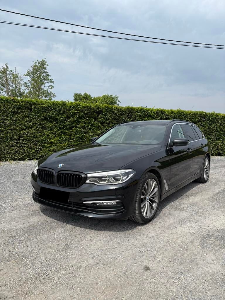 BMW 520d 11/2017, Auto's, Automaat, Zwart, 5 deurs, Particulier