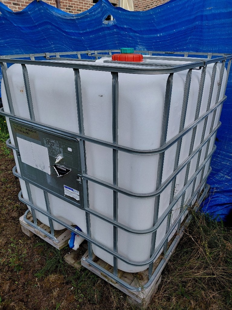 1000 liter tank watervat, Ophalen, Kunststof, Gebruikt, Met kraantje
