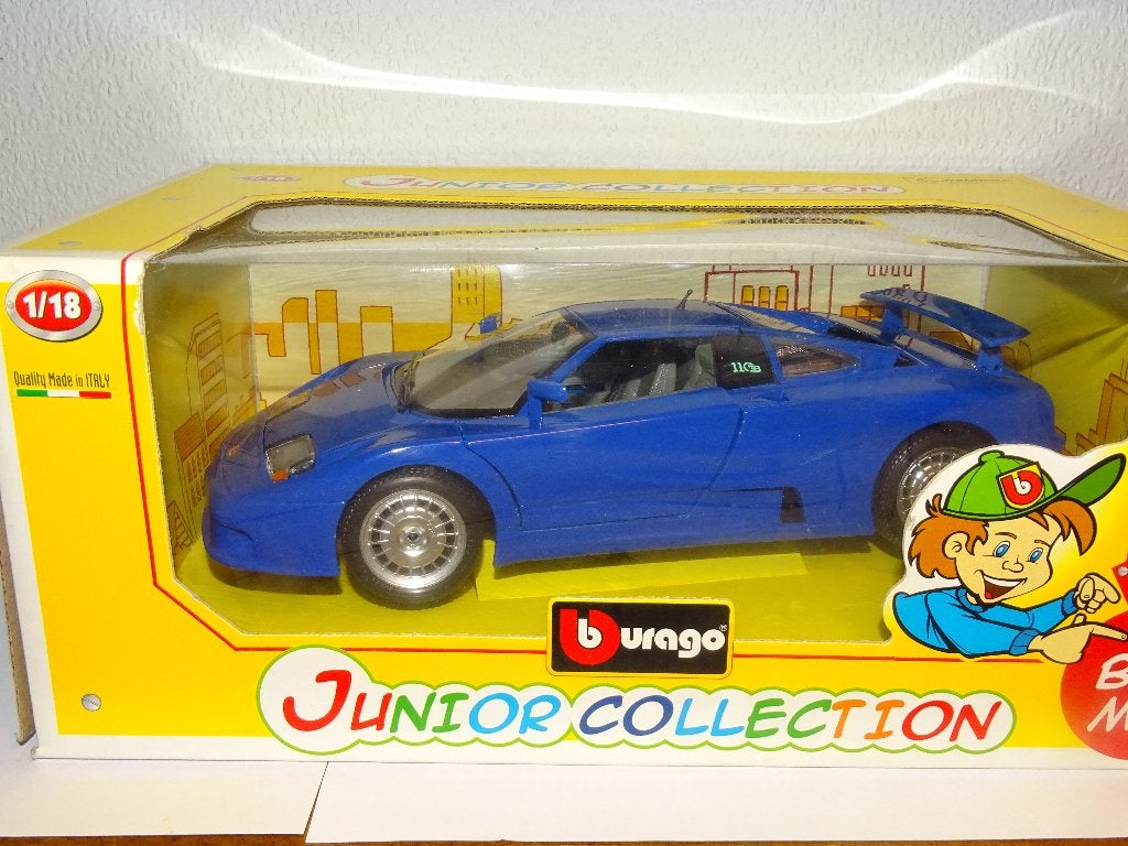 Bugatti GB (1991) 1:18 van Bburago, Hobby en Vrije tijd, Ophalen of Verzenden, Nieuw, Auto, Burago