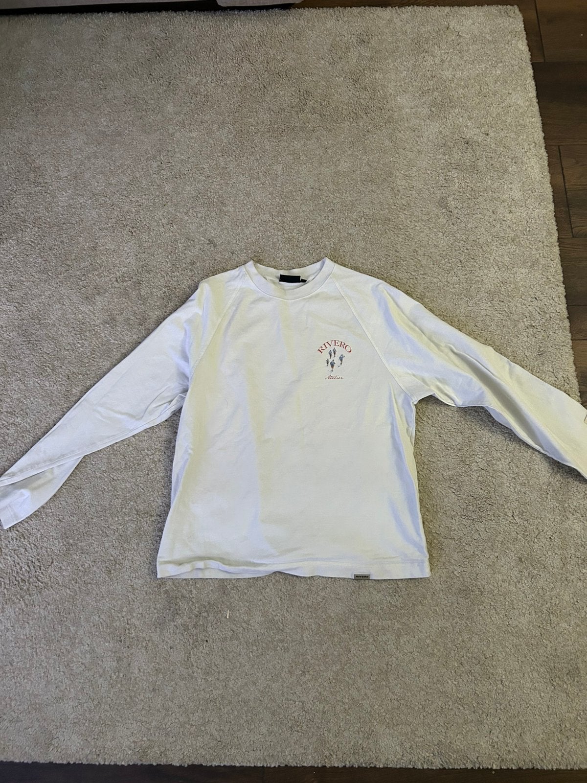 Rivero longsleeve maat s, Ophalen of Verzenden, Zo goed als nieuw, Maat 46 (S) of kleiner, Wit