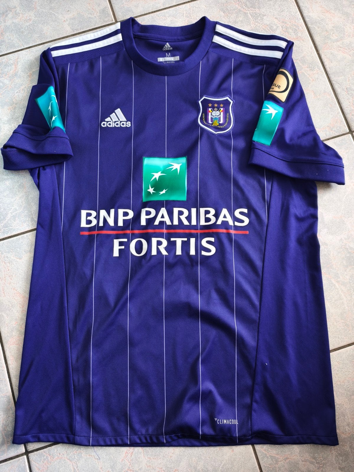 Matchworn RSC Anderlecht shirt, Maillot