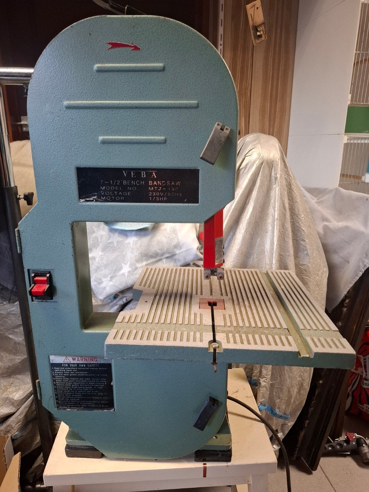 hobby lintzaag., Ophalen, Gebruikt, 1200 watt of meer, Lintzaag