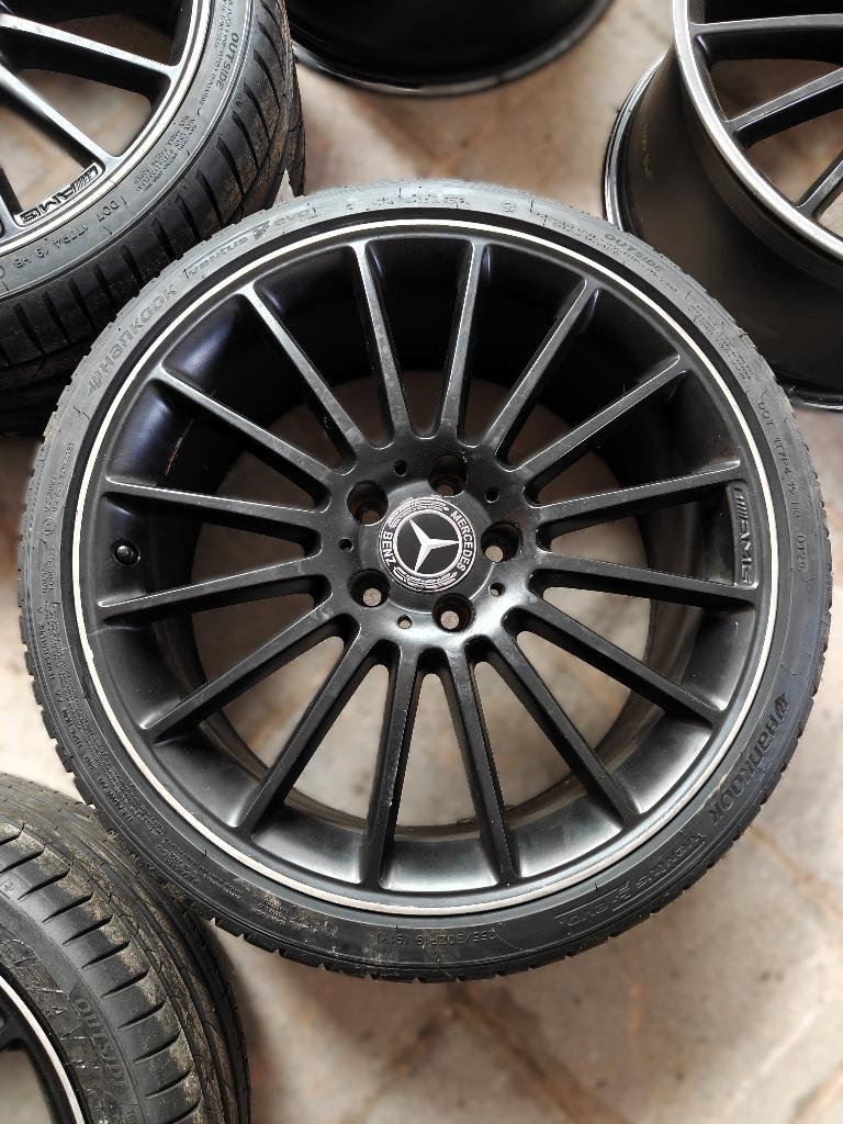Jantes C63 W204 multispoke original  - 19 pouce, Autos : Pièces & Accessoires, Pneus & Jantes, Pneus et Jantes, 255 mm, Véhicule de tourisme