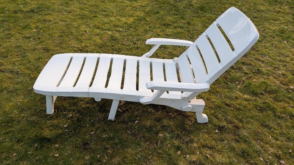Ligbed Curver, Tuin en Terras, Ophalen, Gebruikt, Plastic, Inklapbaar