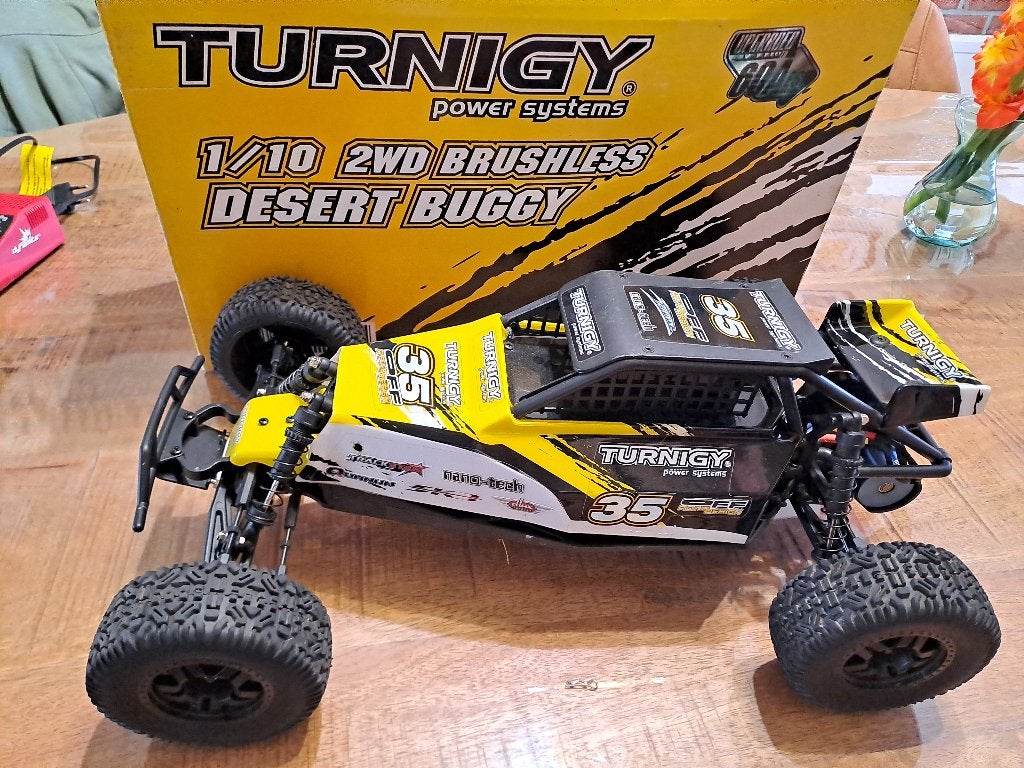 Turnigy desert buggy 1/10  2WD, Auto offroad, Zo goed als nieuw, Schaal 1:10, Ophalen