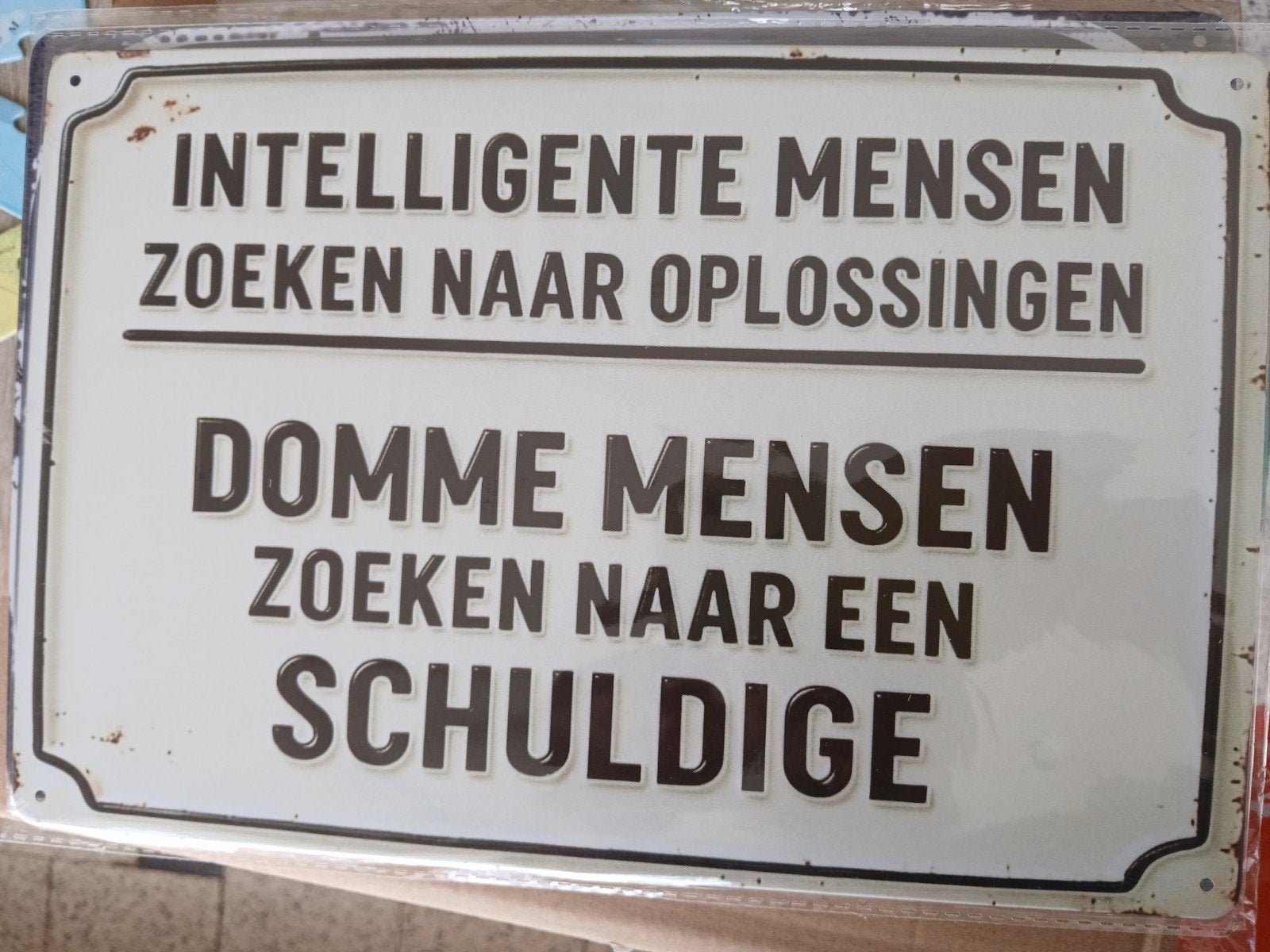 Tekstbord voor de liefhebber, Ophalen of Verzenden