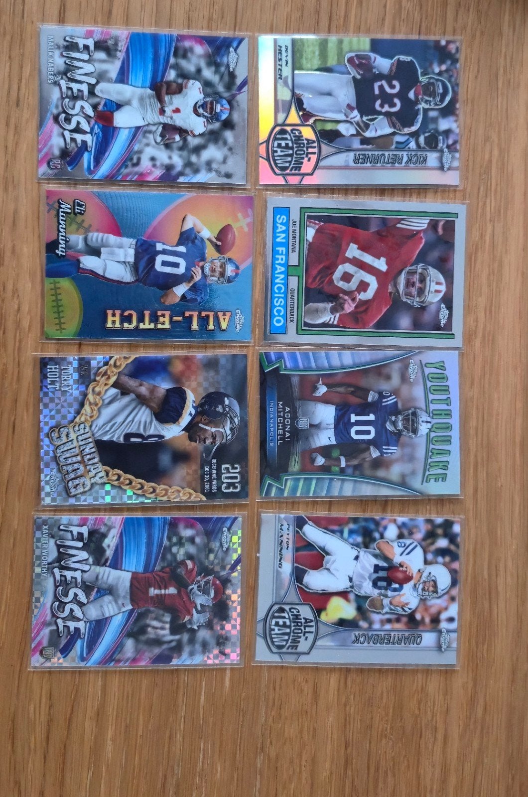 Topps chrome NFL, Verzamelen, Sportartikelen en Voetbal, Ophalen of Verzenden, Zo goed als nieuw, Poster, Plaatje of Sticker
