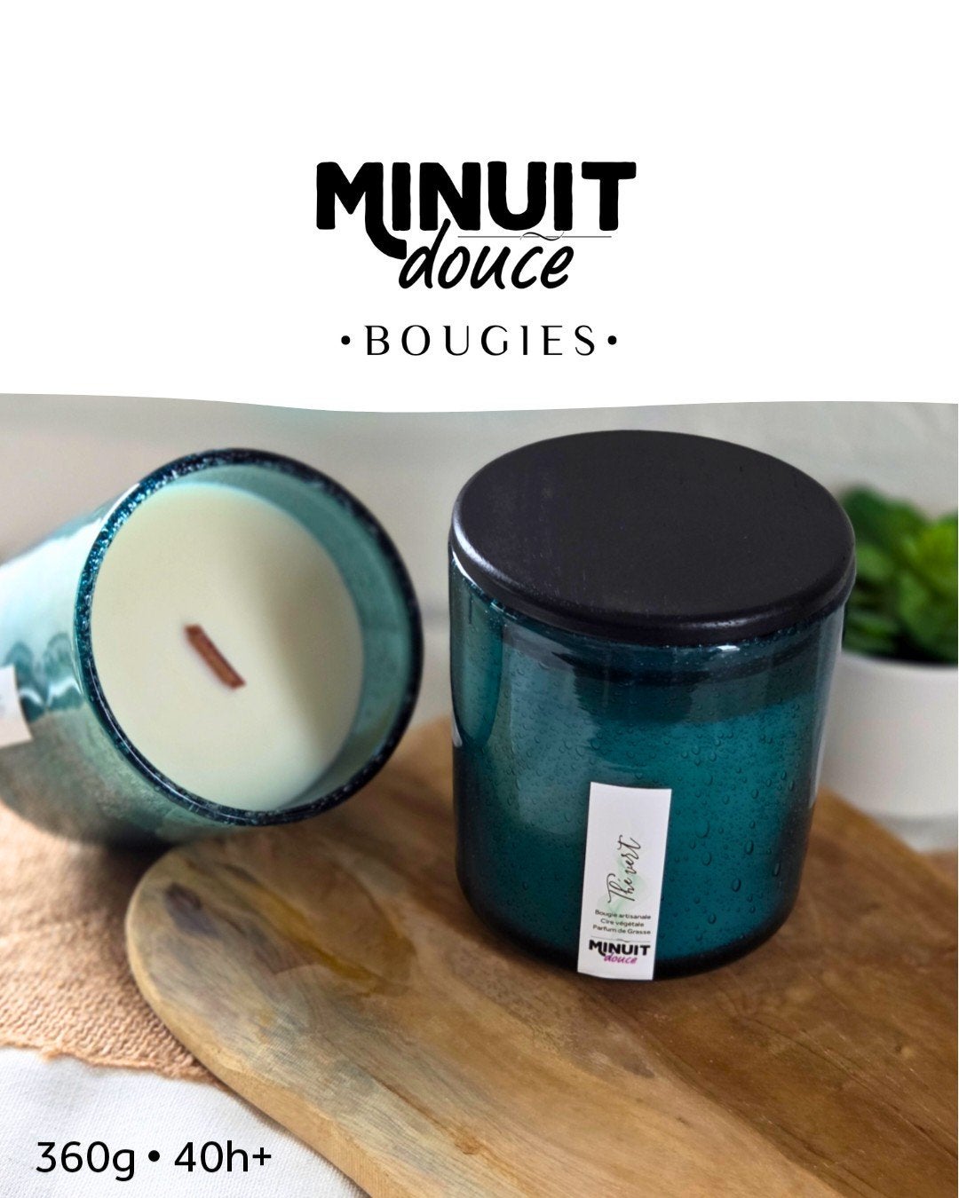 Opalines (bougies longue combustion lparfumées), Autres marques, Bougie, 11 cm, Cire