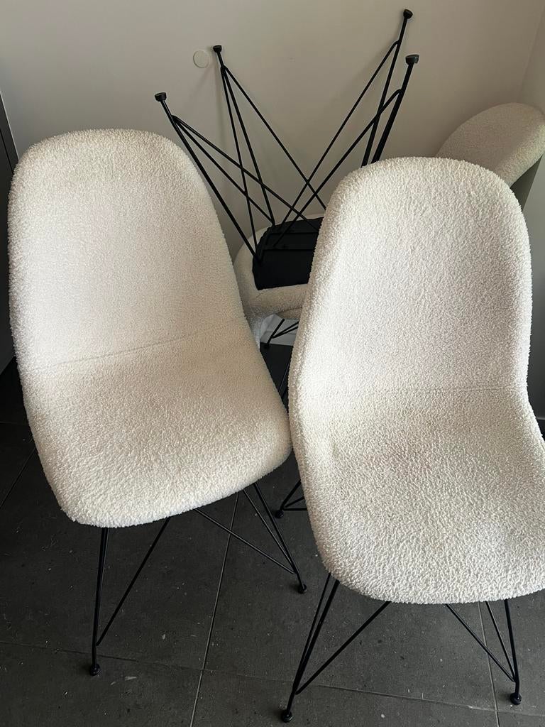 stoelen teddy 4 stuks, Ophalen, Zo goed als nieuw
