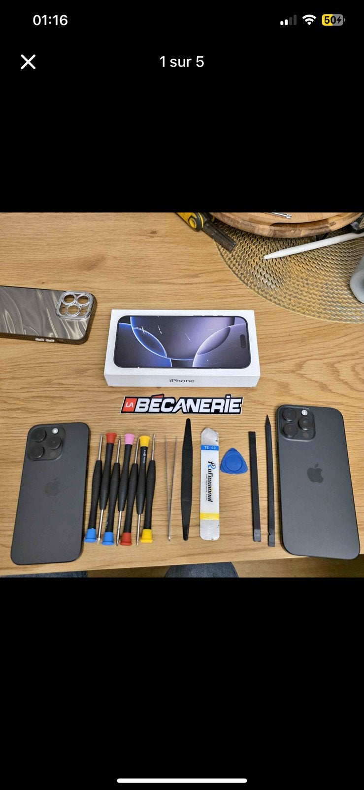 Vervanging/reparatie van alle modellen van de iPhone, Ophalen of Verzenden, Zo goed als nieuw