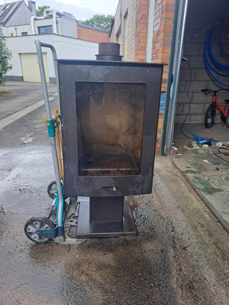 houtkachel te koop, Huis en Inrichting, Kachels, Ophalen, Houtkachel