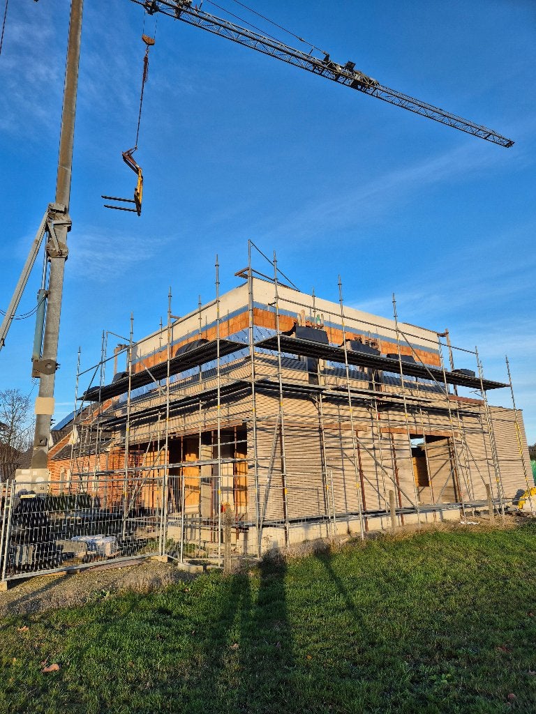 Gevelstelling Afix, Doe-het-zelf en Bouw, Steigers, Ophalen, Gebruikt, Gevelsteiger, 5 meter of hoger