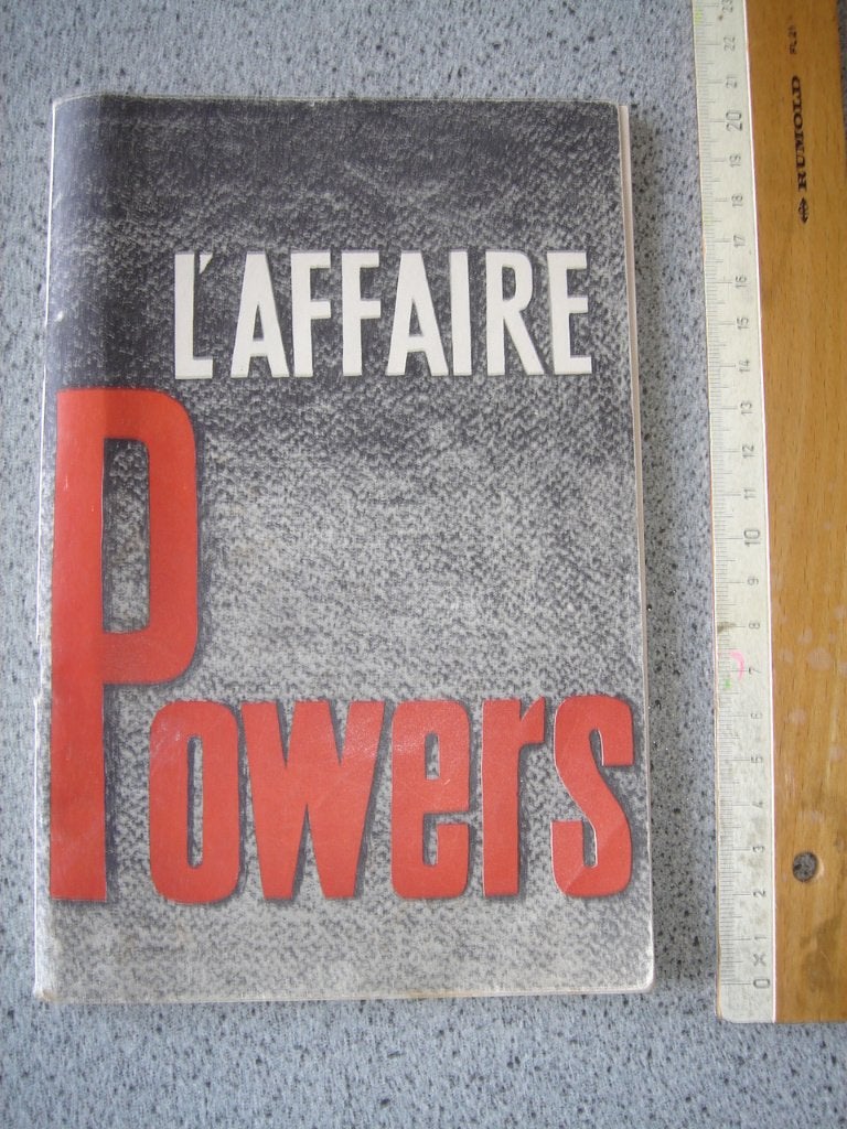 DE POWERS-AFFAIRE EDITIES SOVJETSTUDIES, Ophalen