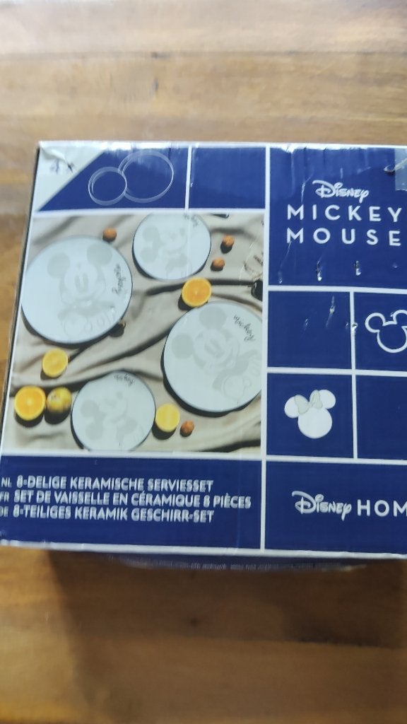 Borden Disney, Ophalen, Mickey Mouse, Nieuw, Servies