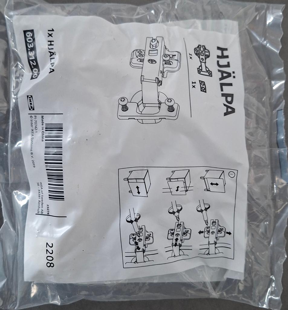 36 stuks IKEA HJÄLPA Scharnier - Nieuw in Verpakking, Ophalen