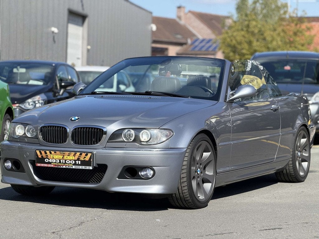 BMW 3 Serie 318 CI Cabriolet Full Option120000km*car-p, Auto's, Automaat, 4 zetels, Zwart, 4 cilinders