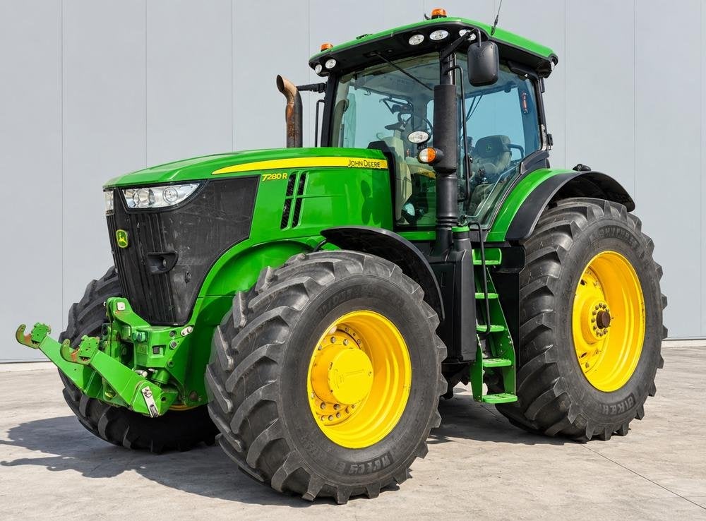 Tracteur agricole John Deere 7280R à quatre roues motrices, Articles professionnels, Plus de 160 ch, John Deere