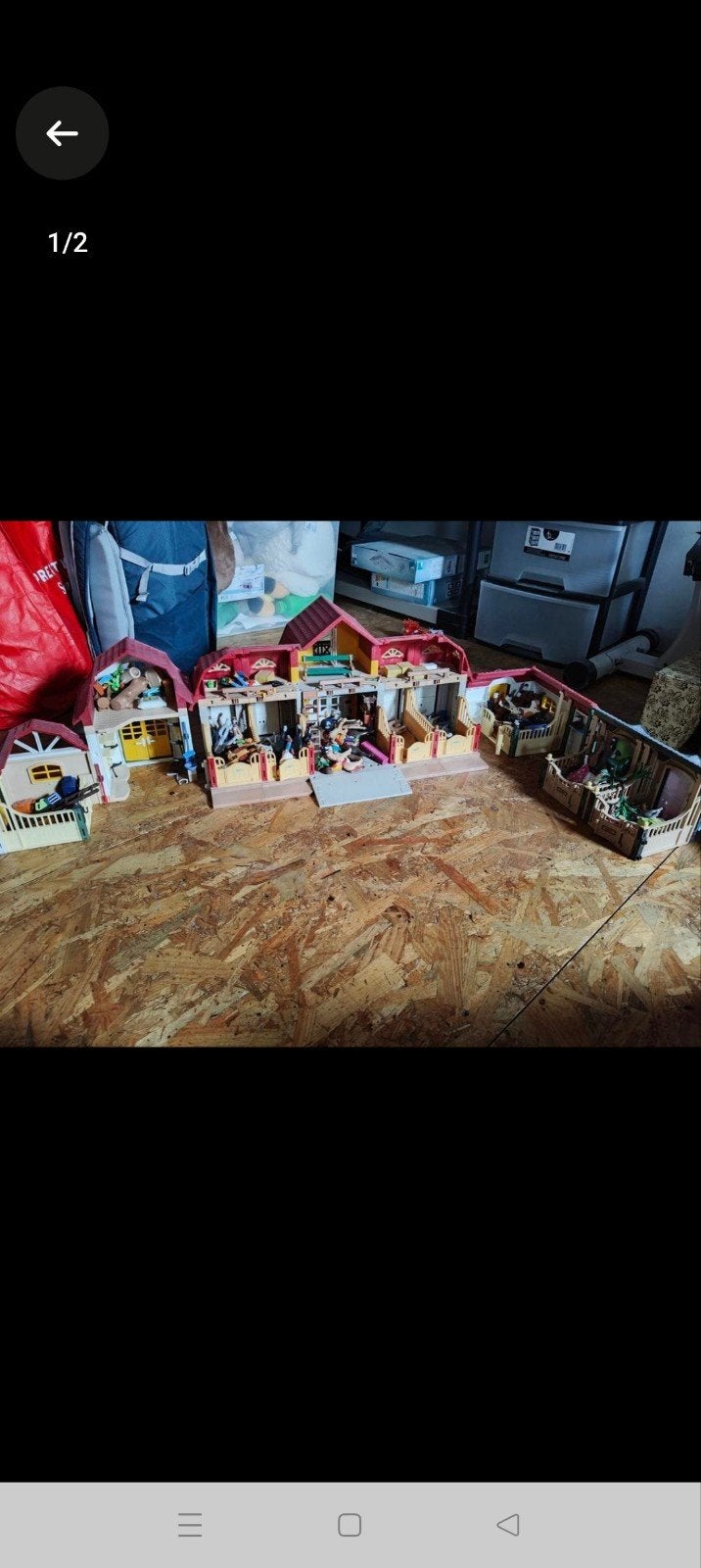 Groot lot Playmobil, Ophalen