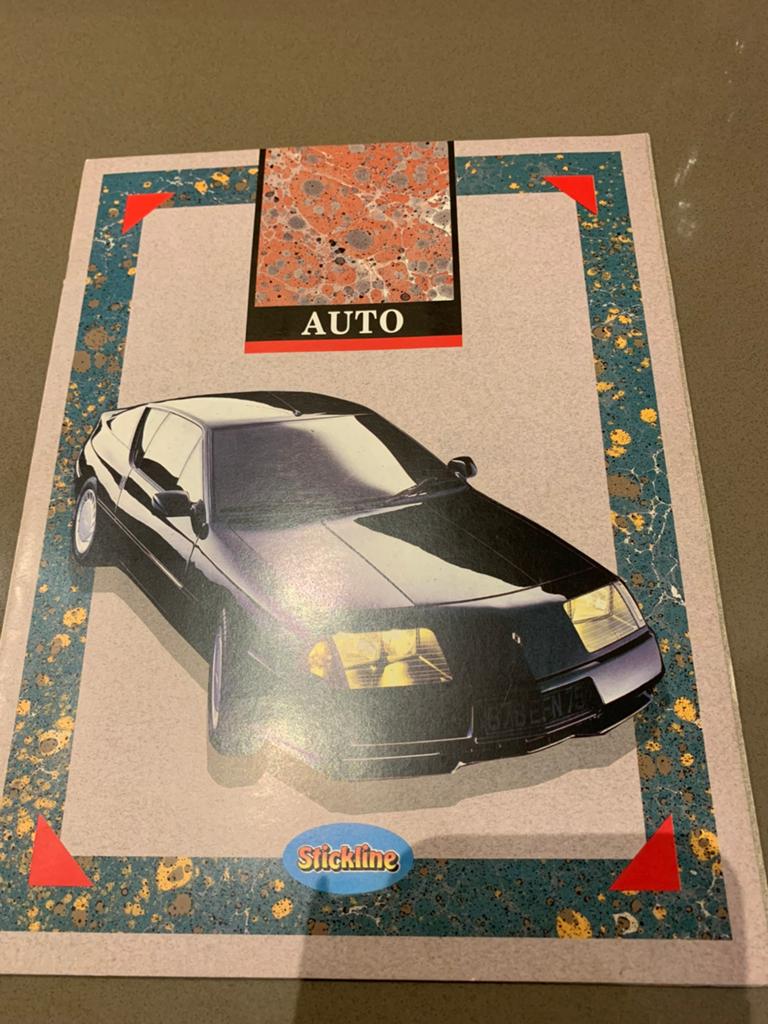 Seca Stickline verzamelboek auto’s, Ophalen of Verzenden, Gelezen