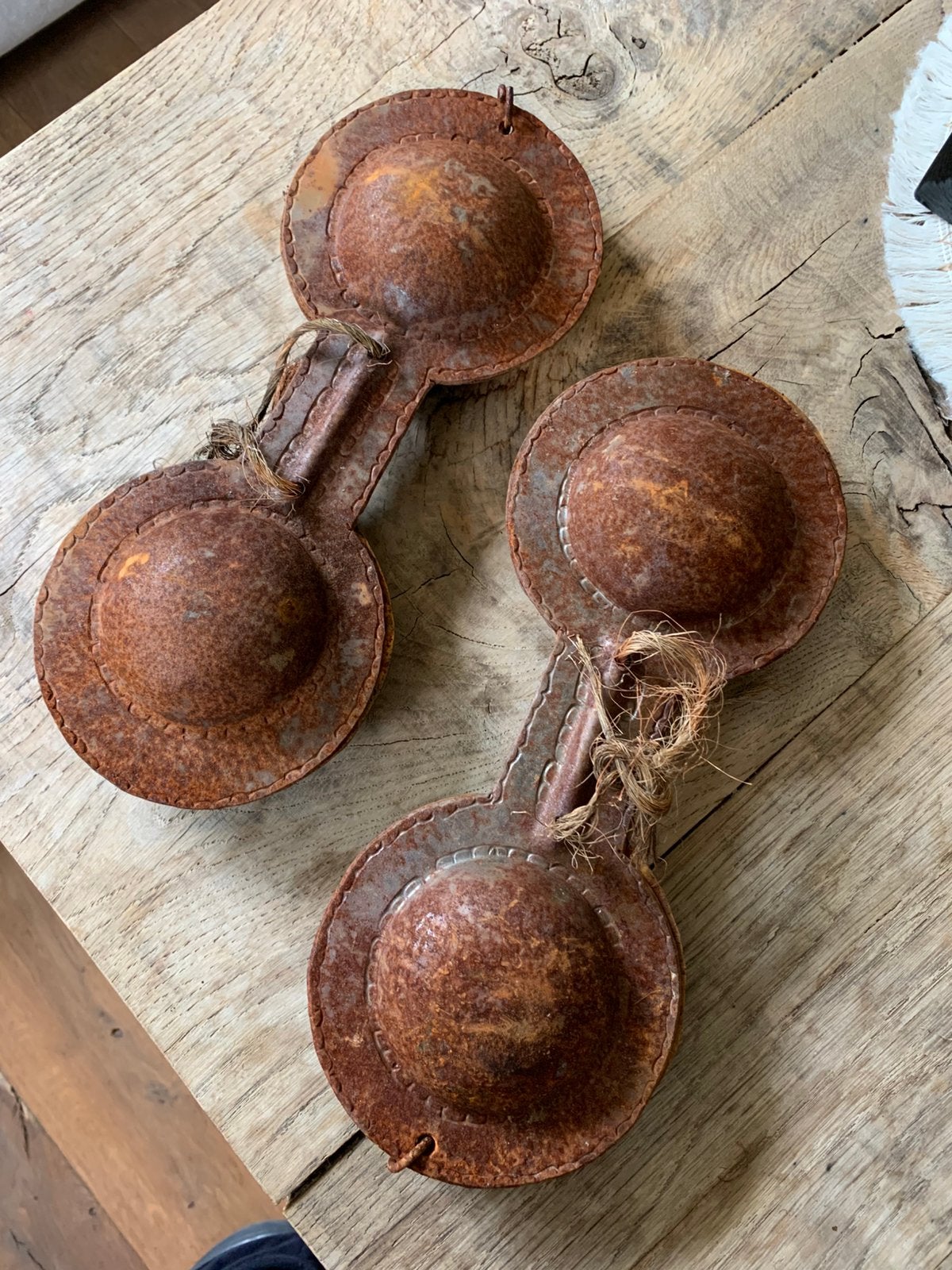 Marokkaanse karkabou (castagnetten) 28,5x12cm, Muziek en Instrumenten, Percussie, Ophalen of Verzenden, Zo goed als nieuw