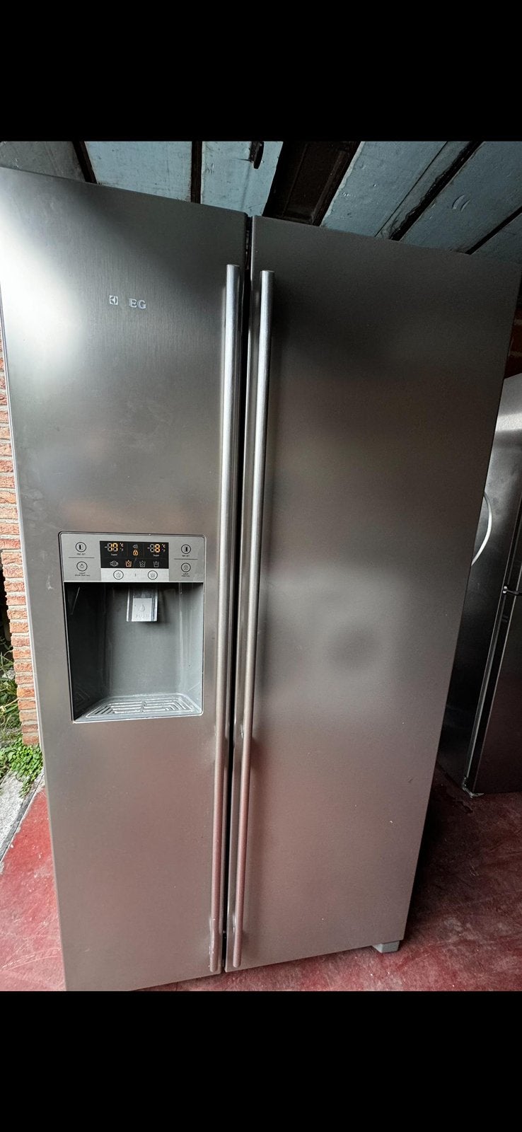 AEG Amerikaanse koelkast, Elektronische apparatuur, Ophalen, Zo goed als nieuw