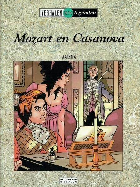 Strip van " Mozart en Casanova " H.C., Eén stripboek, Ophalen of Verzenden, Gelezen