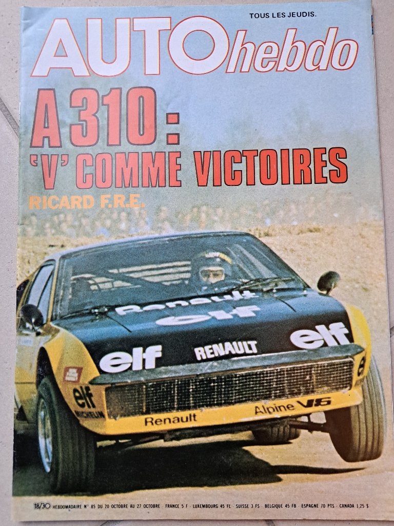 Autohebdo - autotijdschriften, Gelezen, Algemeen, Ophalen of Verzenden, Zie beschrijving