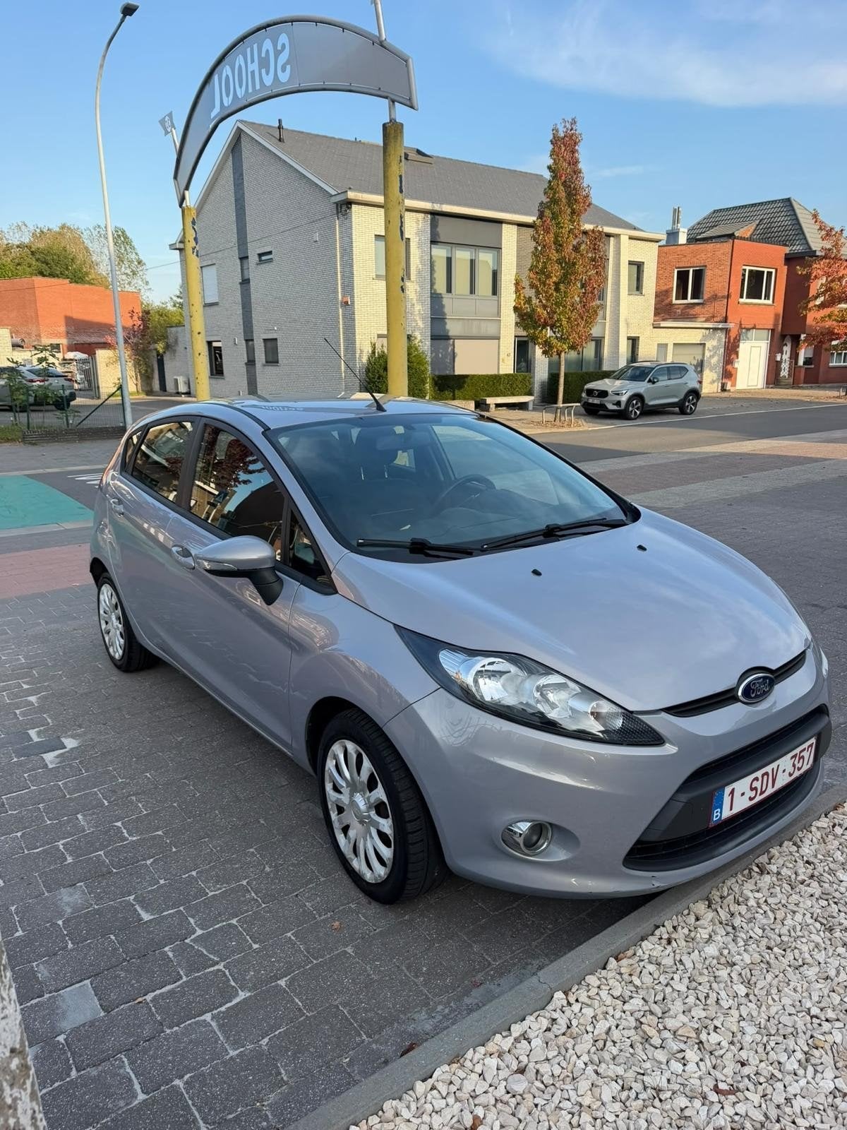ford fiesta 1.25 benzine 5 deurs airco, Auto's, Voorwielaandrijving, Euro 5, Radio, Particulier