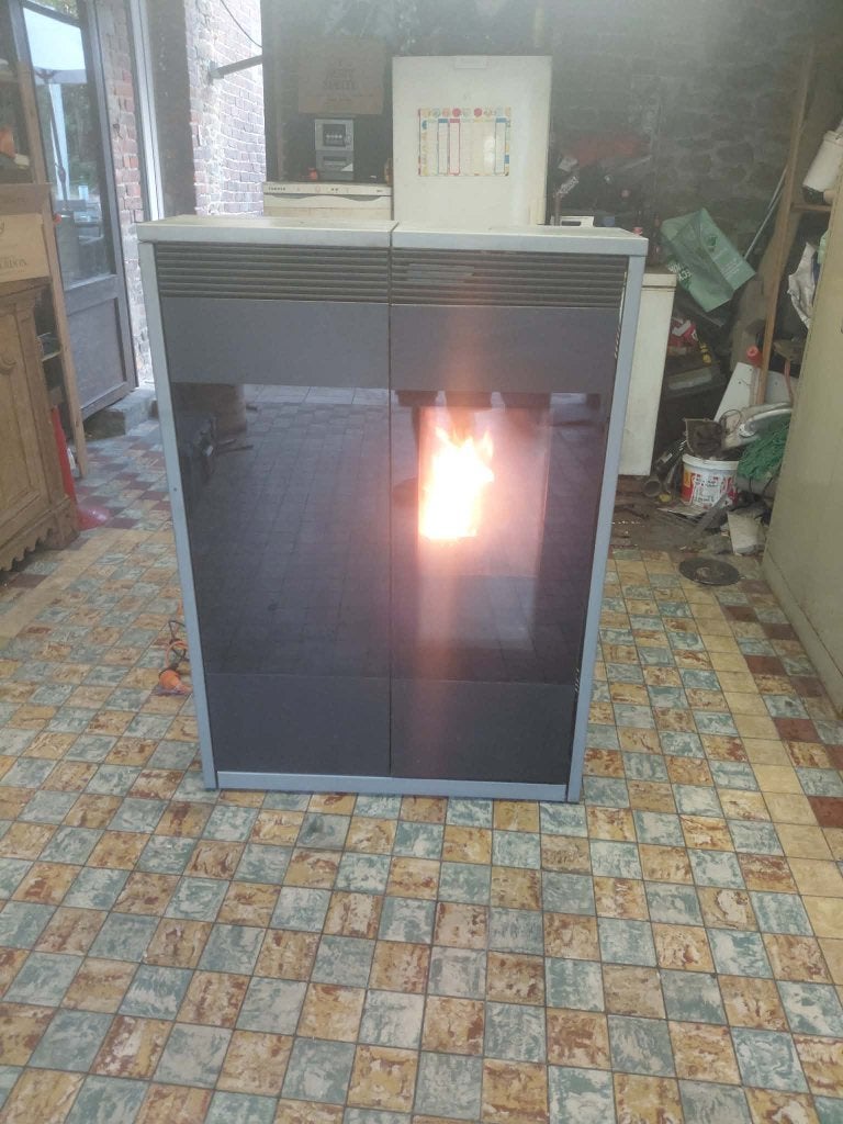 Poeles pellet, Maison & Meubles, Poêles, Enlèvement ou Envoi, Autres carburants, Utilisé, Poêle à granulés
