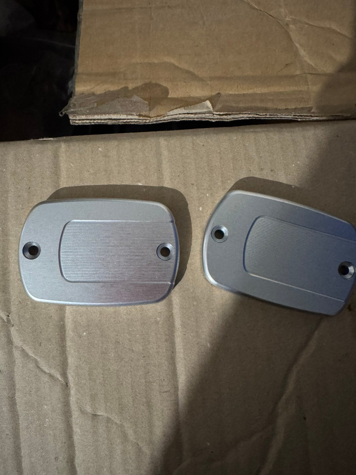 Paire de bouchons bocaux liquide de freins, Motos, Enlèvement