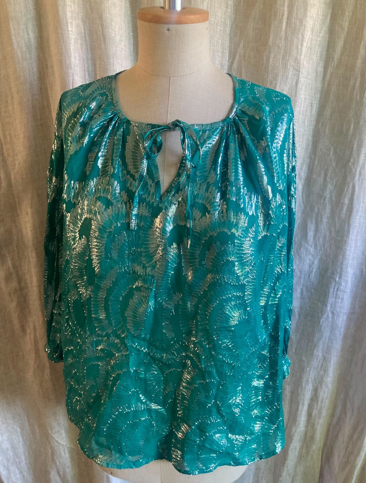 Louizon seemeermin blouse small, Kleding | Dames, Ophalen of Verzenden, Zo goed als nieuw