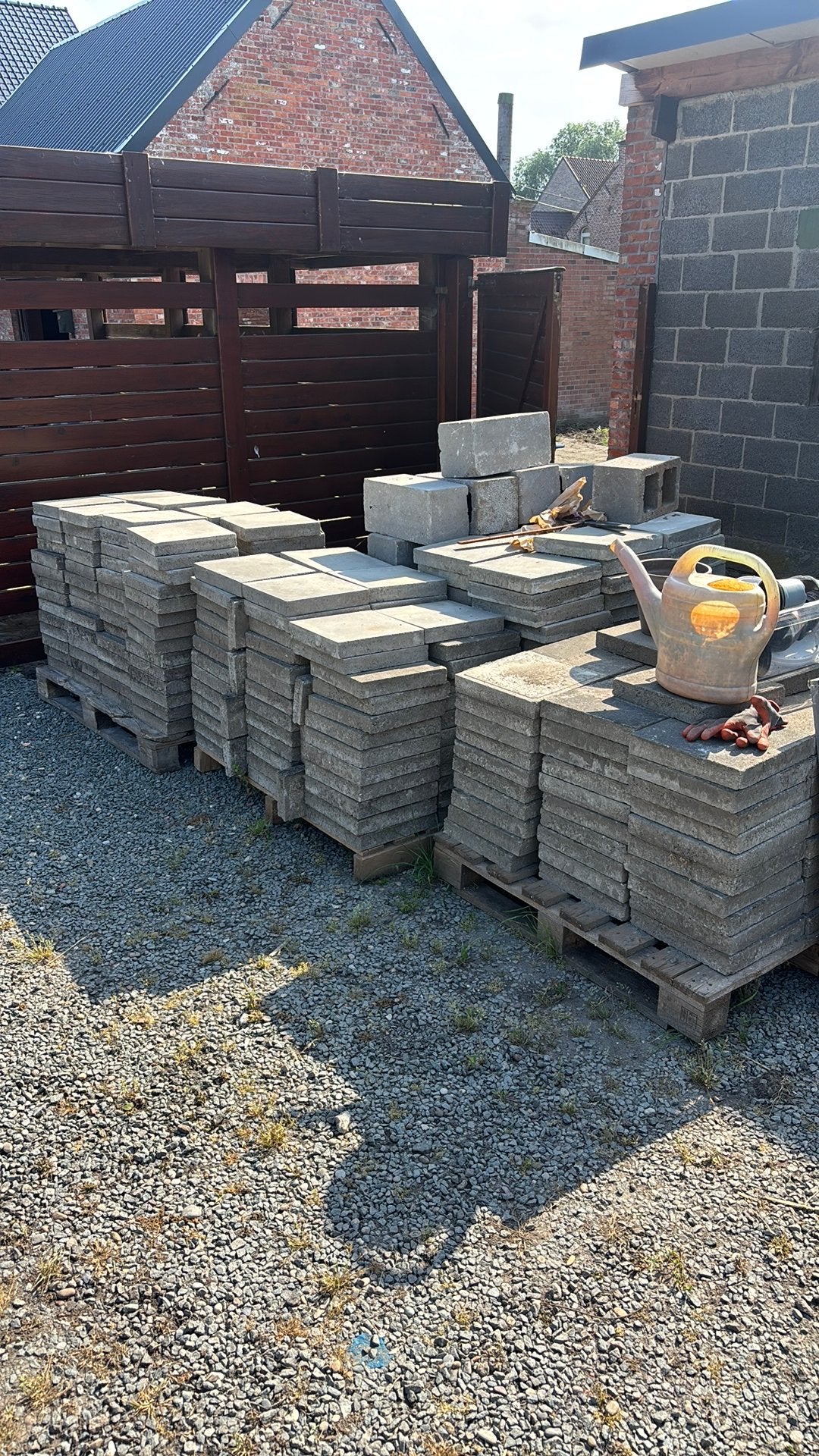 Betondals, Tuin en Terras, Tegels en Klinkers, Ophalen, Gebruikt, Klinkers, 10 m² of meer