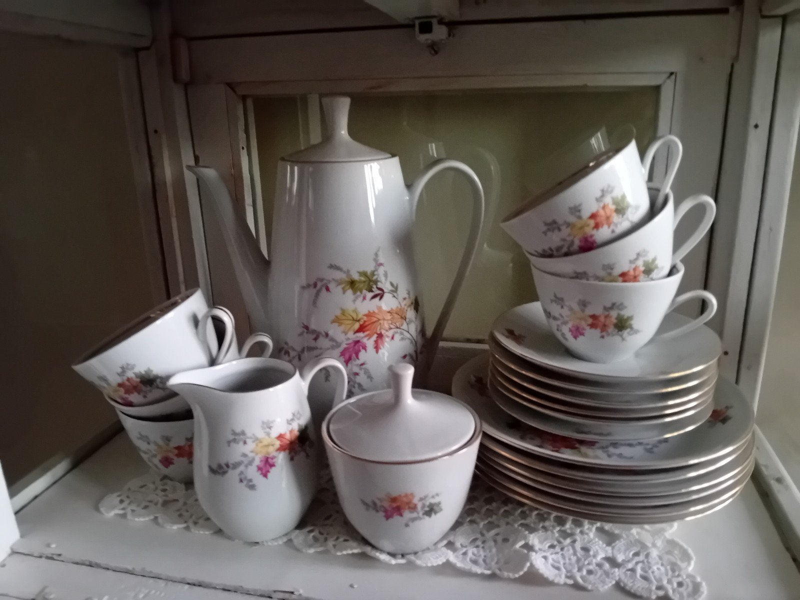 herfstservies 6p, Enlèvement